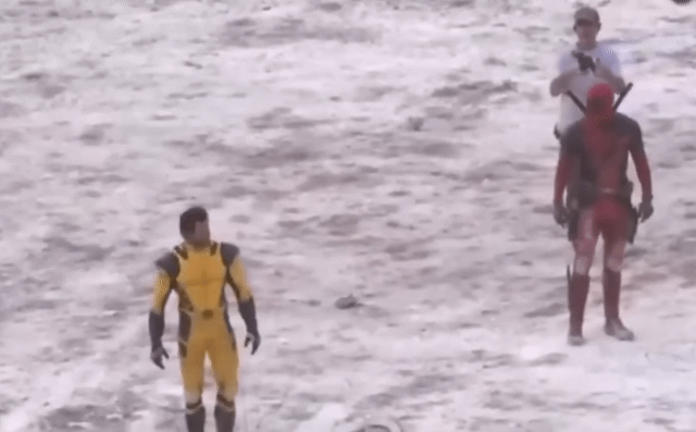 데드풀 vs 울버린 촬영 현장 | 인스티즈