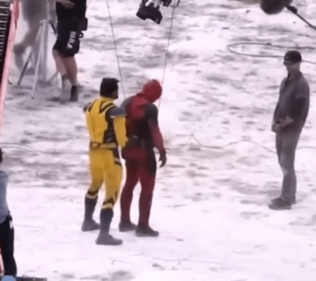 데드풀 vs 울버린 촬영 현장 | 인스티즈