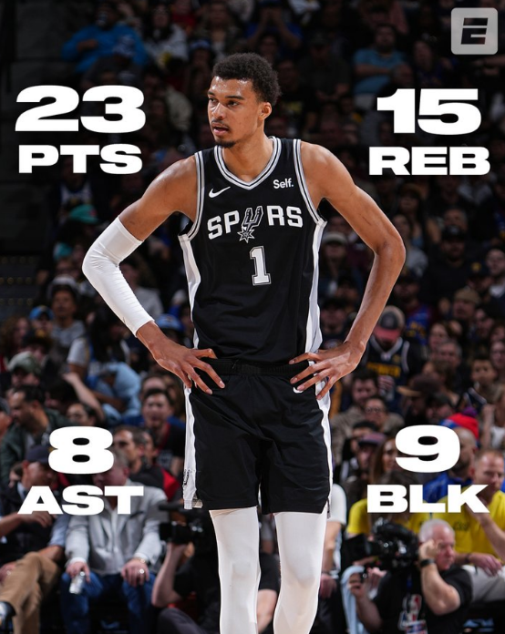 오늘 쿼...뭐시기 할 뻔 빅터 웸반야마 오늘 경기.gif - NBA 게시판 - I Love NBA 