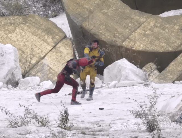 데드풀 vs 울버린 촬영 현장 | 인스티즈