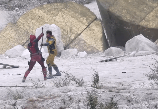 데드풀 vs 울버린 촬영 현장 | 인스티즈