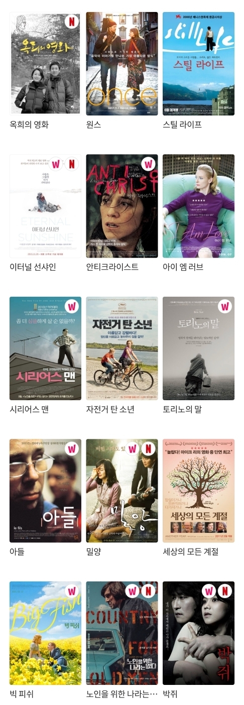 영화평론가 이동진이 평점 5점(최고점)을 준 영화들 | 인스티즈