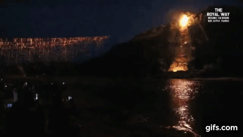 오늘 드라마 악귀 엔딩씬에 나왔던 안동 선유줄불놀이.. | 인스티즈