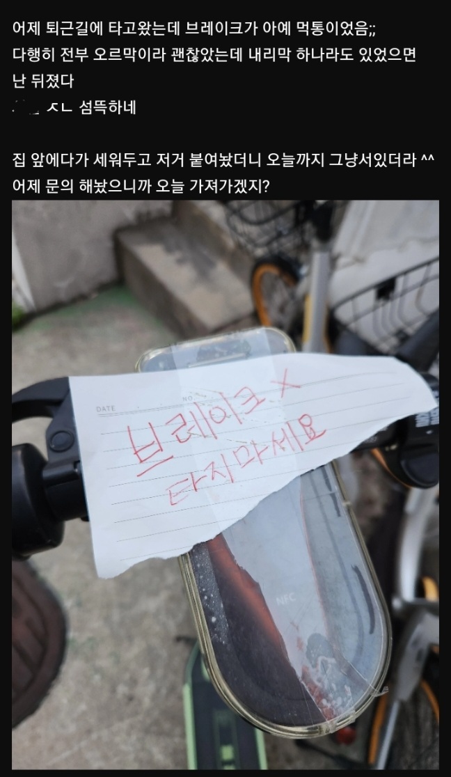 공유스쿠터 조심해라 얘들아 | 인스티즈
