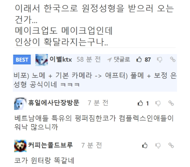 외국인들이 한국와서 성형하는 이유 | 인스티즈