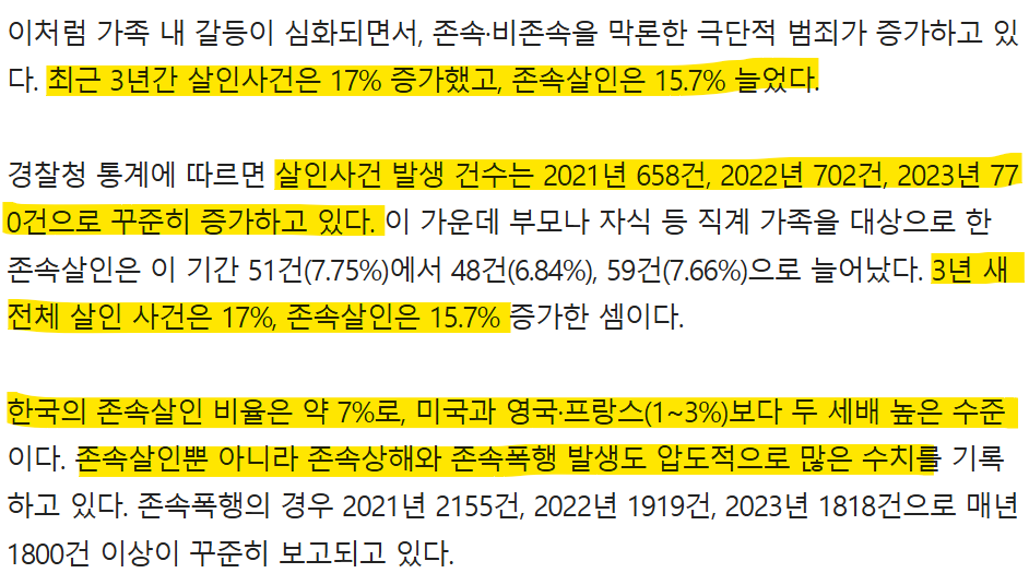 살인사건 통계나 관련 뉴스를 볼 때 정말로 주의해야 할 점 | 인스티즈