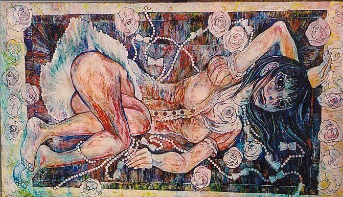 성폭행 트라우마를 표현한 그림 | 인스티즈