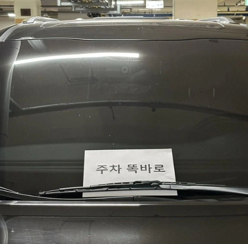 카니발 차주한테 '주차 똑바로' 붙였더니 | 인스티즈