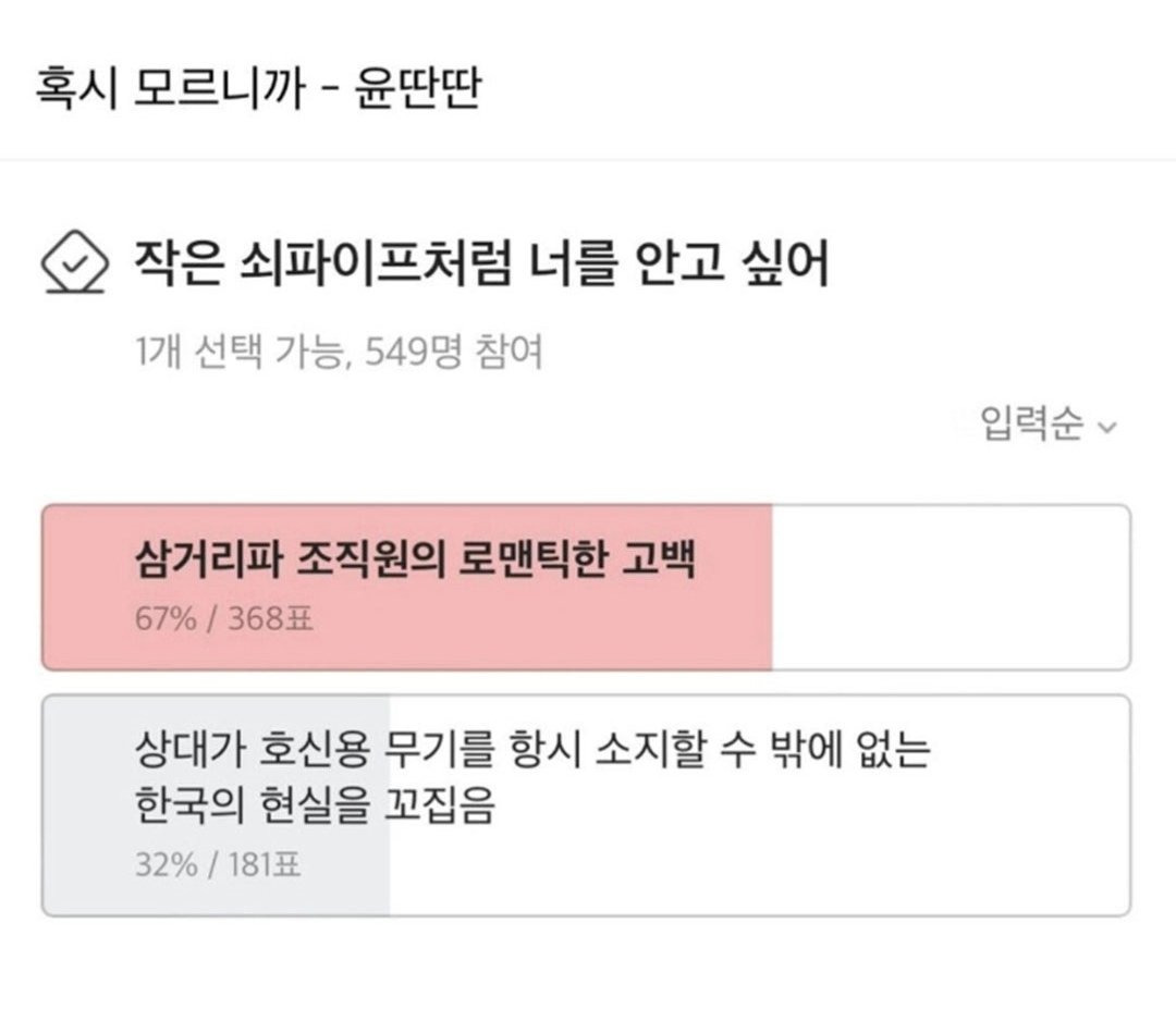 노래가사 이해된다vs뭔소리냐 투표 | 인스티즈
