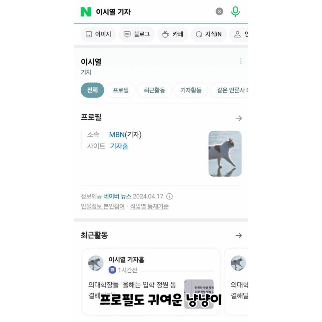 꽁쏭 얼어붙은 한강위로 고양이가 걸어다닙니다 챌린지 원본 기자 근황 | 인스티즈