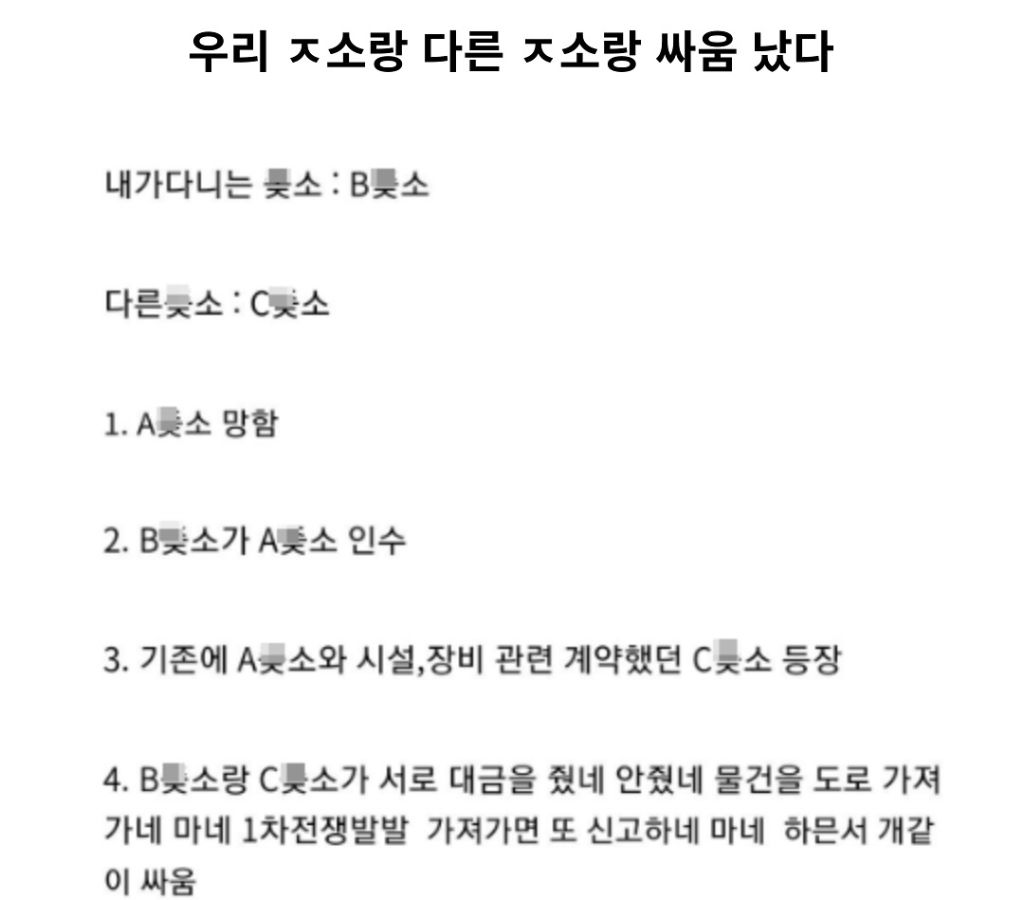 우리 회사랑 다른 회사랑 싸움났다 | 인스티즈