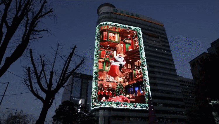 광화문에서 볼 수 있는 초대형 산타클로스 | 인스티즈