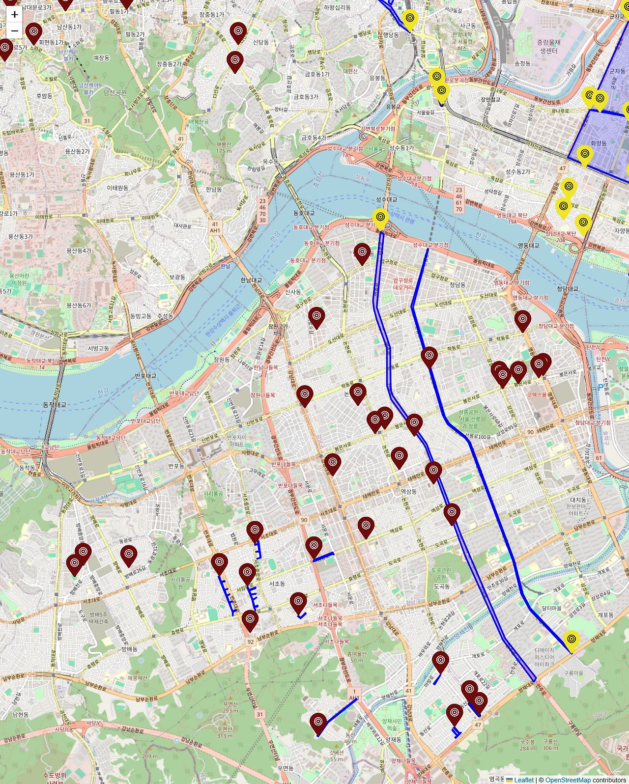 개인이 만들었다고 하는 싱크홀 지도 | 인스티즈