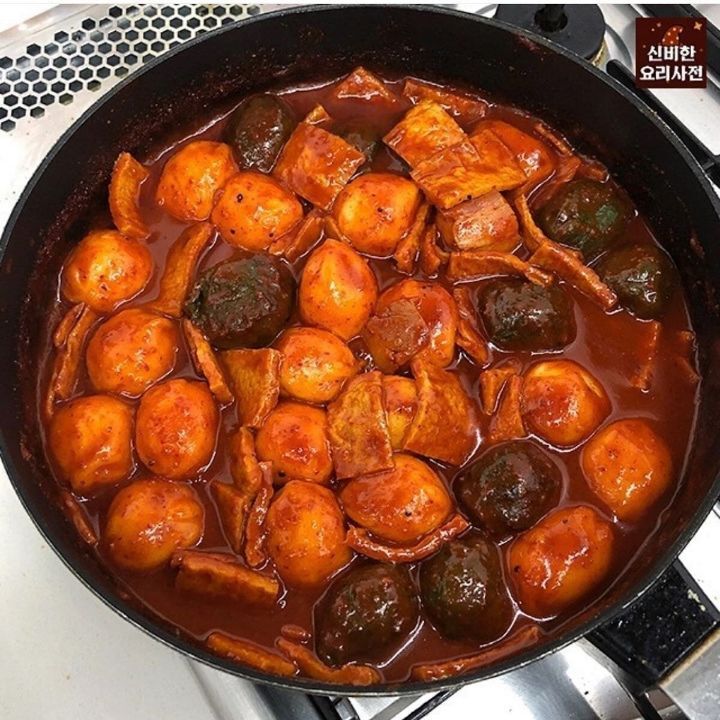 아이디어 참신한 꿀떡으로 만든 꿀떡 떡볶이 | 인스티즈
