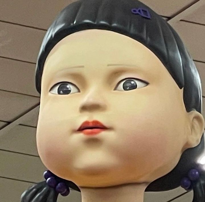 이태원역에 설치했던 오징어 게임 체험존...JPG | 인스티즈