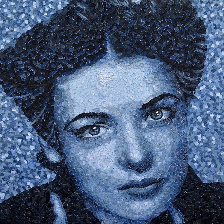 한유라 유튜브에 달린 정형돈 댓글버려진 청바지로 만든 사실적인 초상화 | 인스티즈