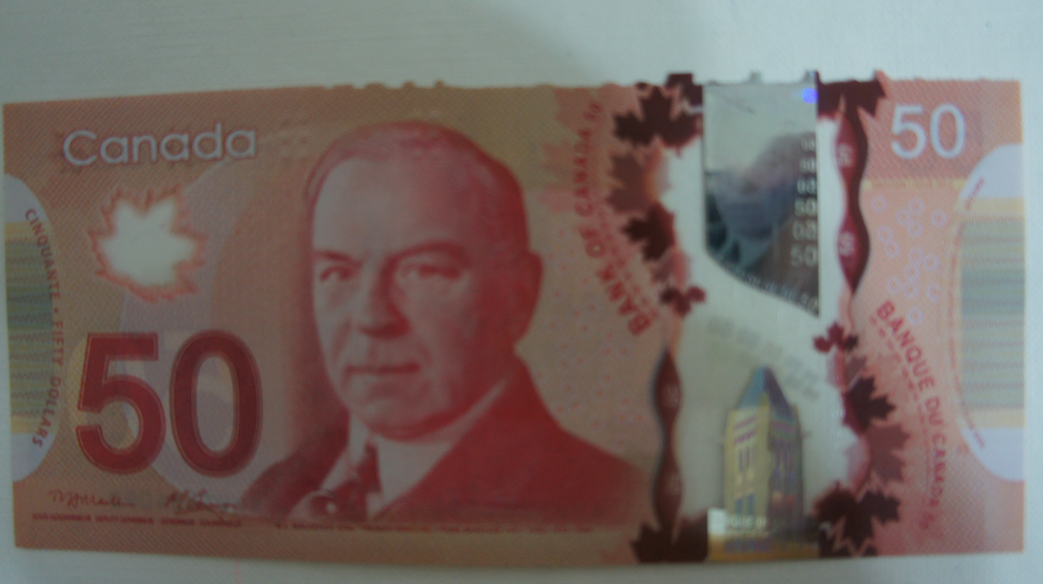 캐나다50달러현행.[테두리=톱니모양error] - 세계 각국 화폐 - 우표와 취미