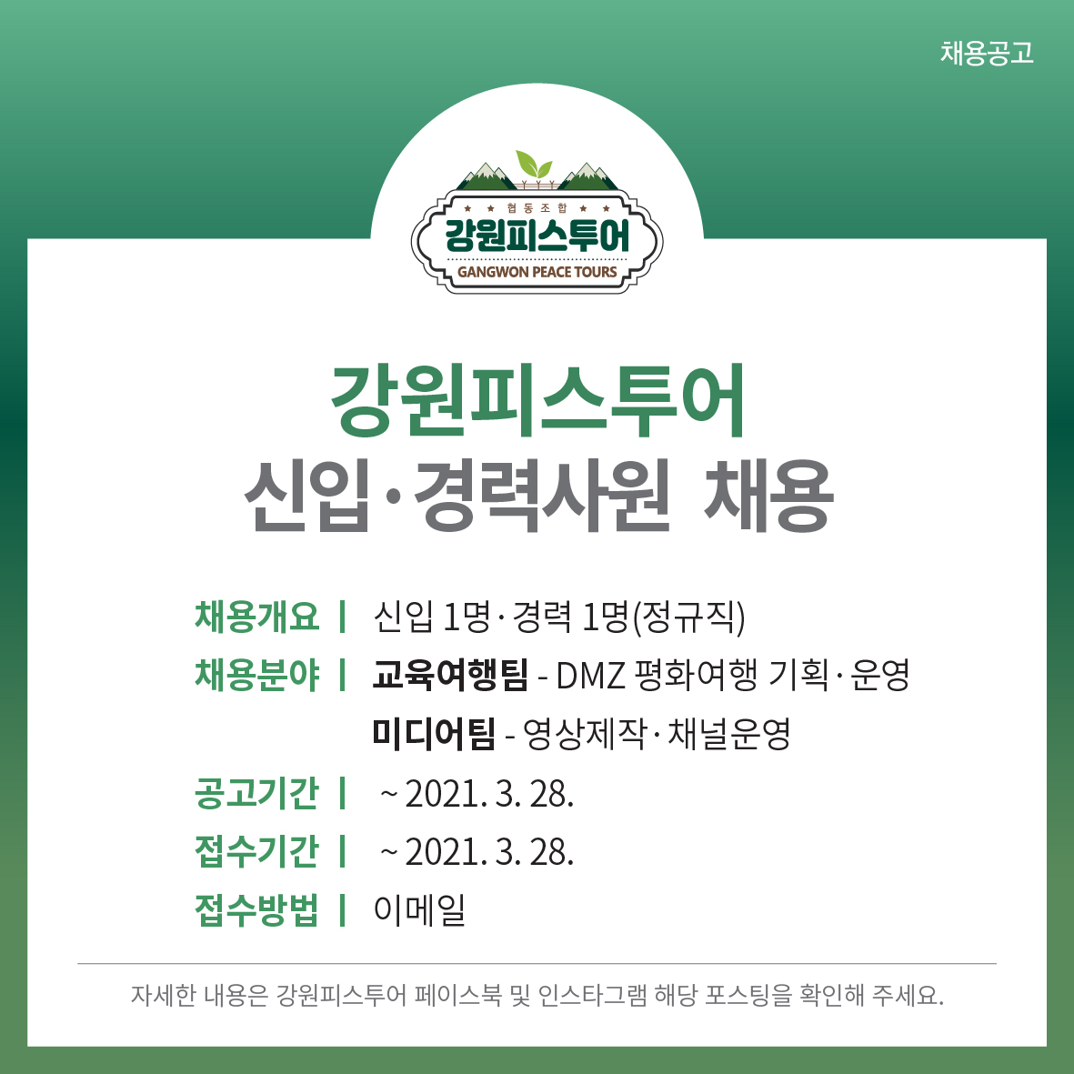 협동조합 강원피스투어 이미지