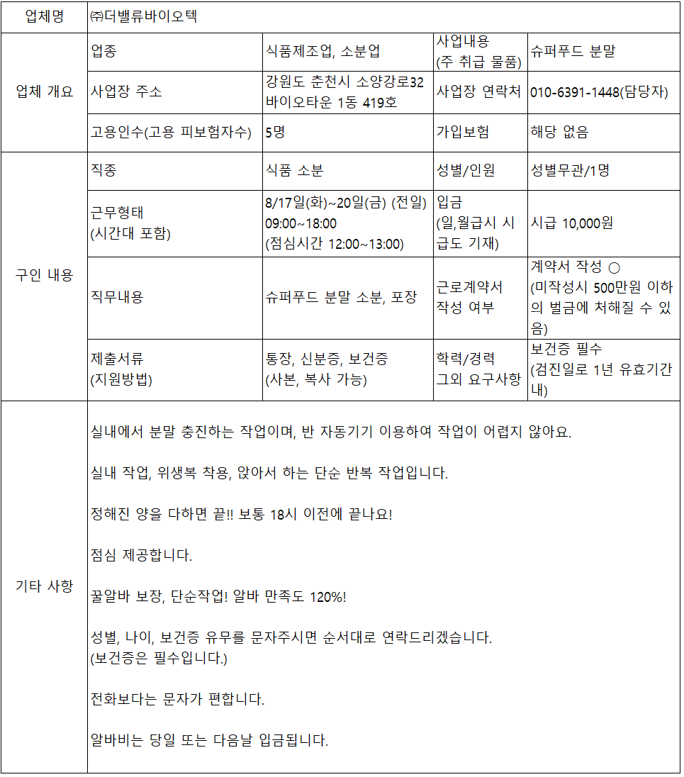 (주)더밸류바이오텍 이미지