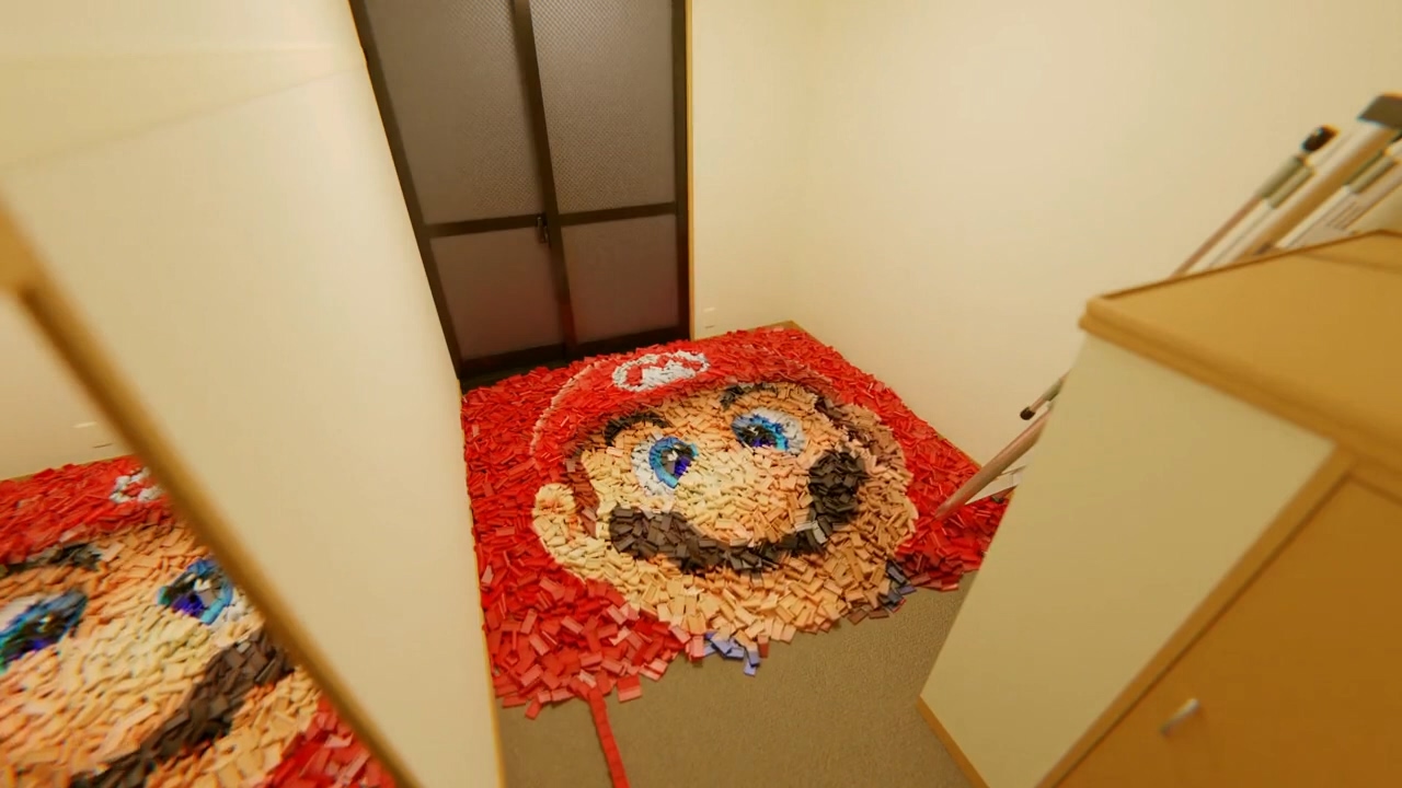 무너지면 완성되는 피라미드 도미노 그림 | 인스티즈