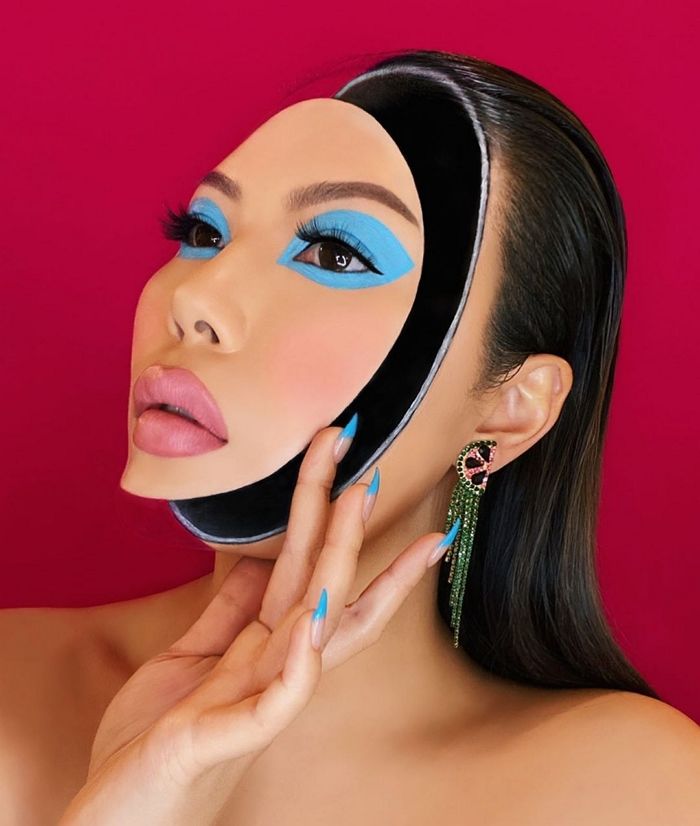 괴기스러운 착시 메이크업 | 인스티즈