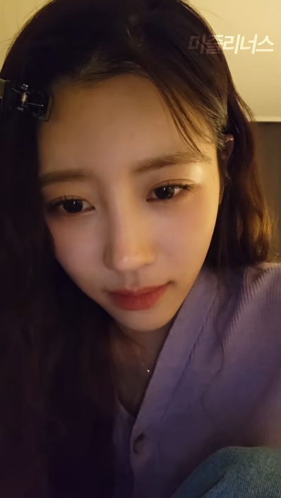 인스타 라이브 방송하다 악플보고 꽤 속상한듯한 러블리즈 이미주.jpg | 인스티즈