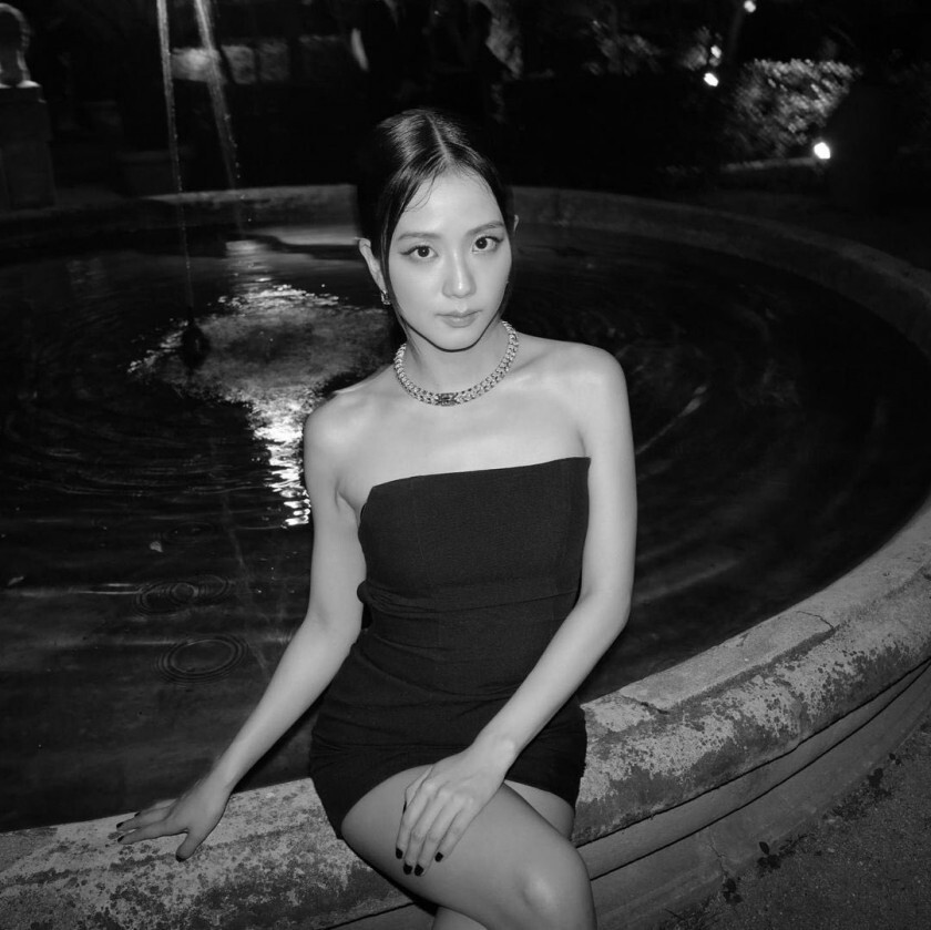 블랙 원피스 블랙핑크 지수 | 인스티즈