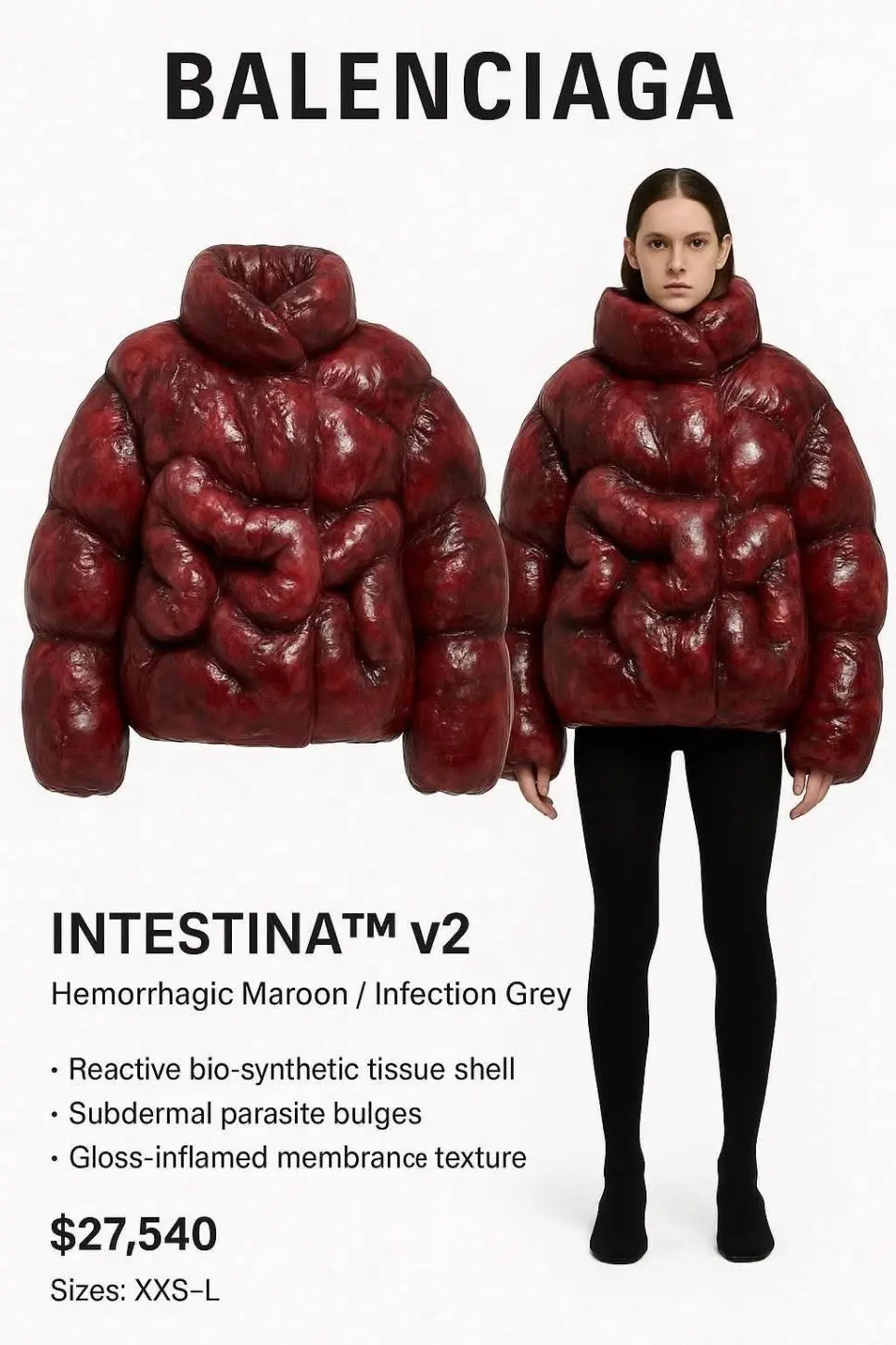 발렌시아가 내장에디션 패딩 | 인스티즈