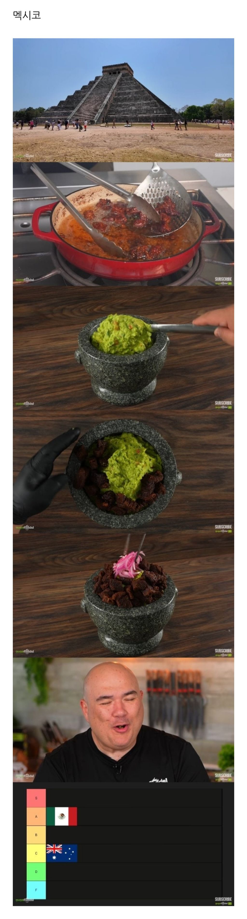 해외 유명 유튜버 선정 "전세계 스테이크 랭킹" | 인스티즈