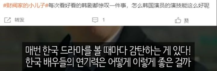 현재 중국에서 인기가 대단한 재벌집 막내 아들 | 인스티즈