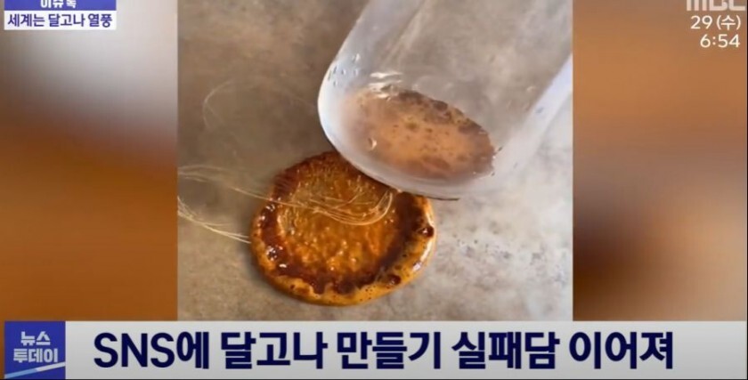 달고나 이미지