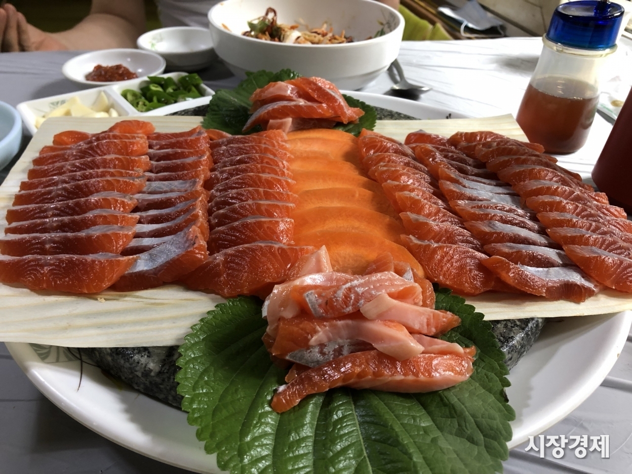 평창송어회 이미지
