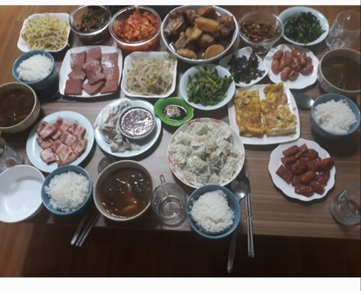 손이 크신 어느 어머님 밥상 수준 | 인스티즈