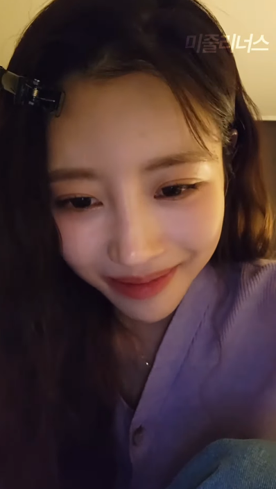 인스타 라이브 방송하다 악플보고 꽤 속상한듯한 러블리즈 이미주.jpg | 인스티즈