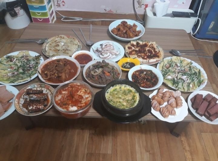 손이 크신 어느 어머님 밥상 수준 | 인스티즈