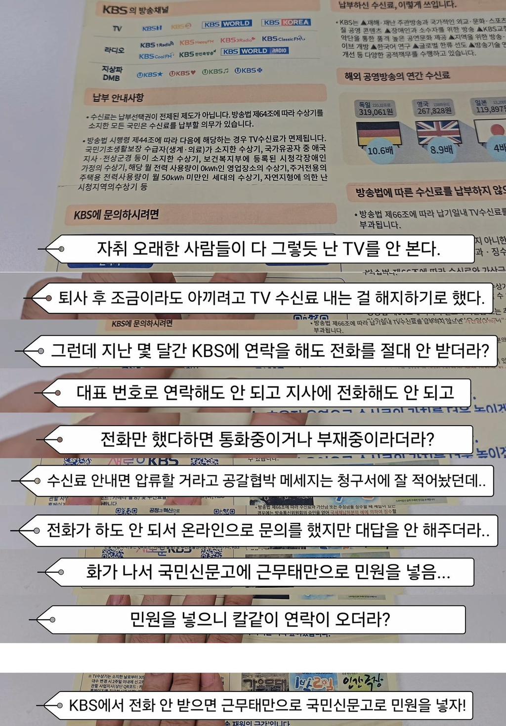 수신료 해지 전화 안 받아줄 땐 국민신문고.jpg | 인스티즈