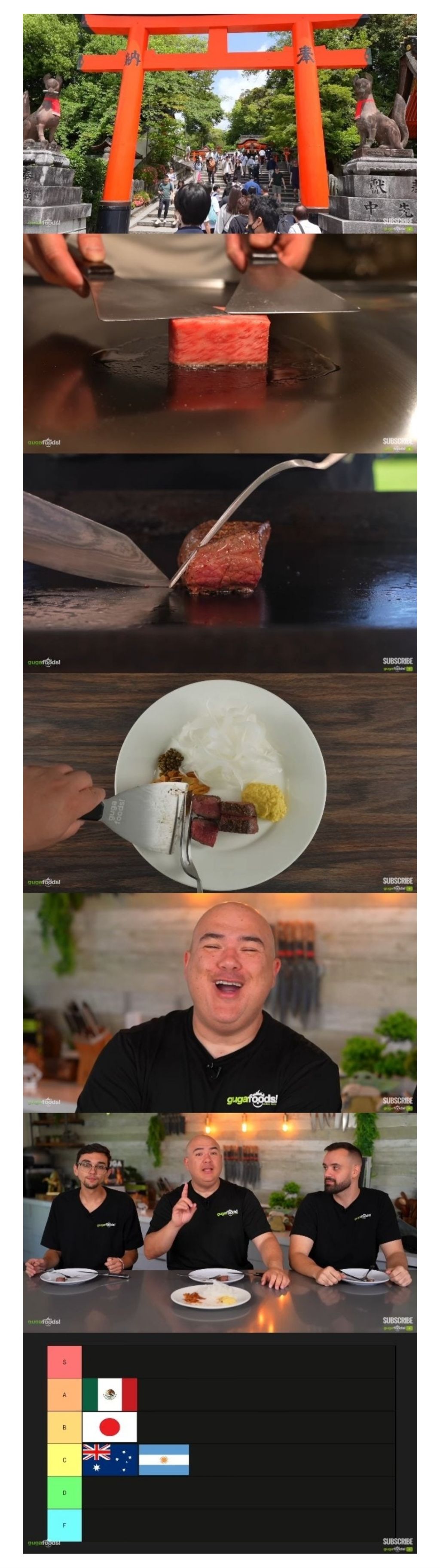 해외 유명 유튜버 선정 "전세계 스테이크 랭킹" | 인스티즈