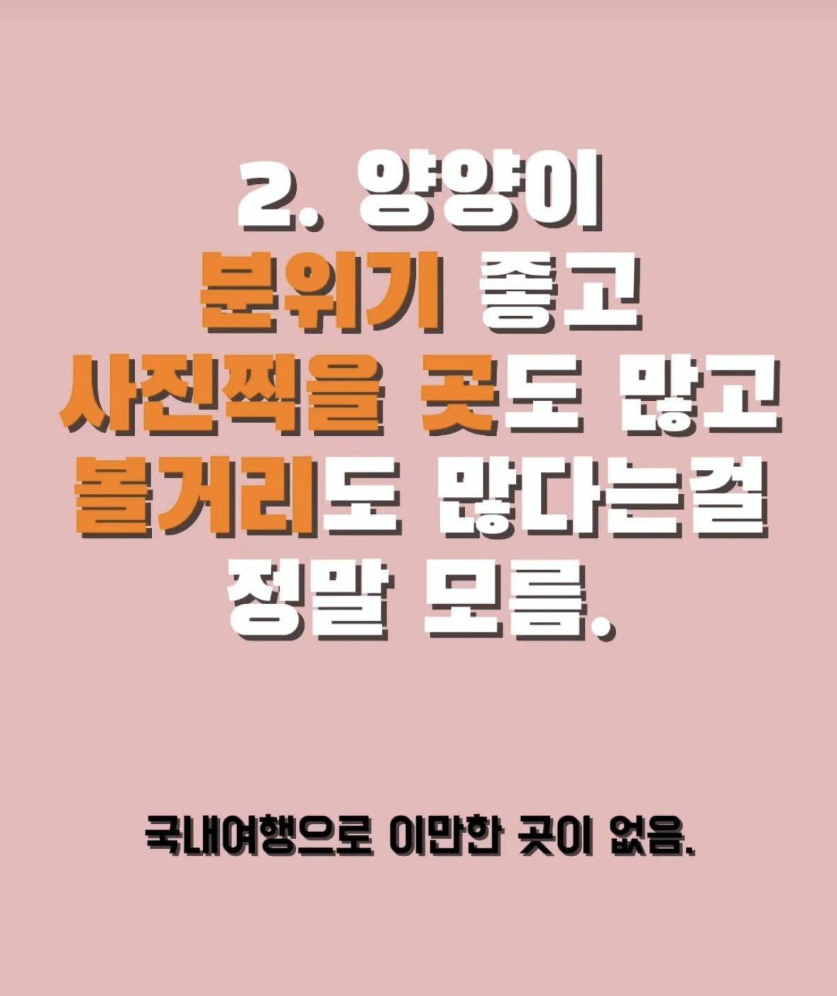역효과 난 양양 마케팅 근황 | 인스티즈