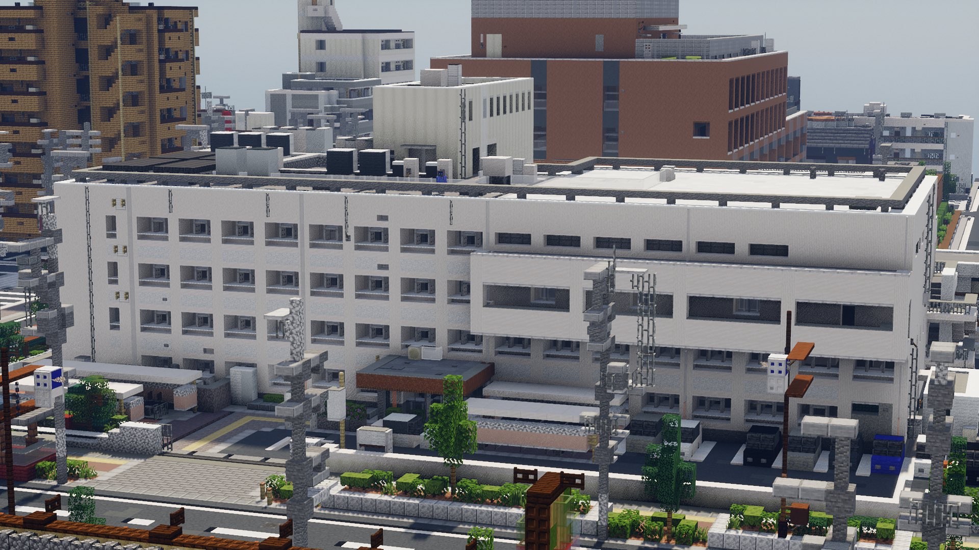 마인크래프트로 만든 도시 - 엽기사진실 - 이종격투기