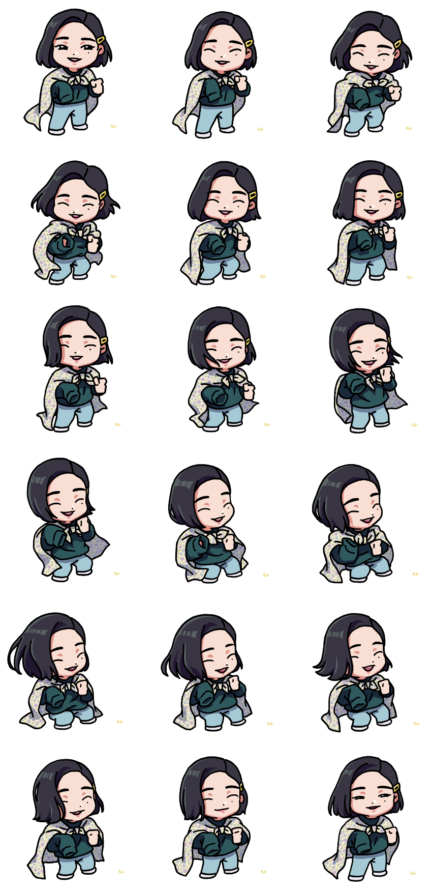 브레이브걸스 단발좌 유나 날다람쥐 금손 팬아트 | 인스티즈