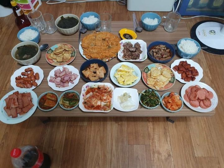 손이 크신 어느 어머님 밥상 수준 | 인스티즈