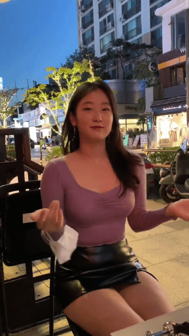 텐션 높은 베이글녀 gif 