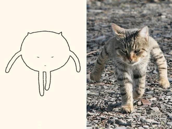 대충 그린 고양이 그림 🐱 | 인스티즈