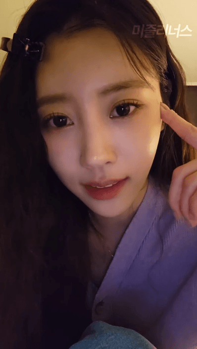 인스타 라이브 방송하다 악플보고 꽤 속상한듯한 러블리즈 이미주.jpg | 인스티즈