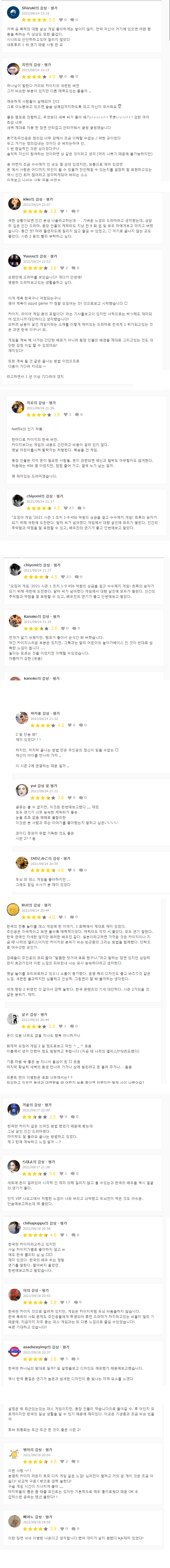 한국에서만 평이 안좋은 오징어게임.jpg | 인스티즈