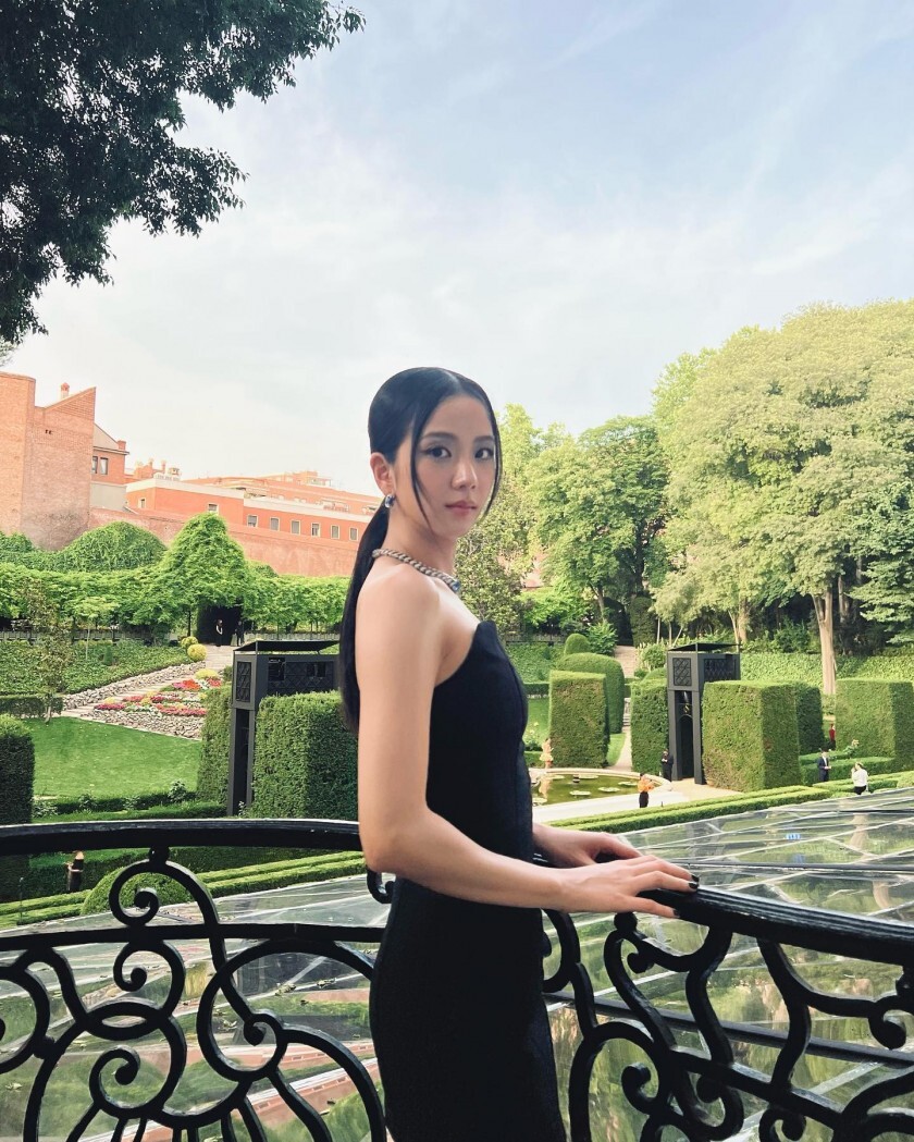 블랙 원피스 블랙핑크 지수 | 인스티즈