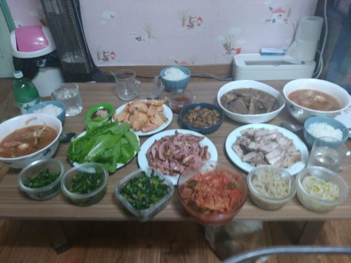 손이 크신 어느 어머님 밥상 수준 | 인스티즈