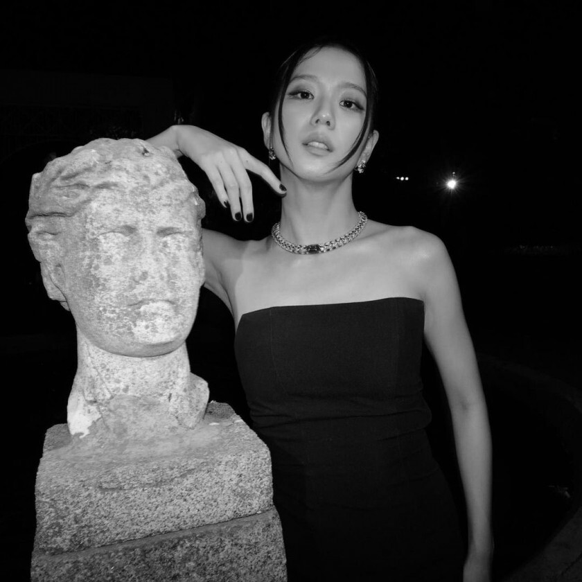 블랙 원피스 블랙핑크 지수 | 인스티즈