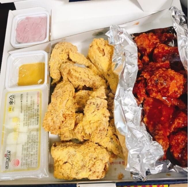 요즘 애들은 잘 모르는 네네치킨 기본 구성... | 인스티즈