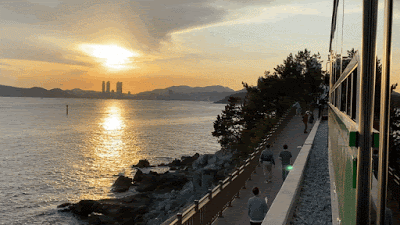 해운대 블루라인파크 해변열차 | 인스티즈